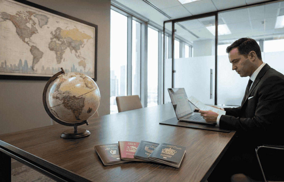 Dual passports representing the World’s Best Citizenship combo enabling global mobility and strategic freedom through citizenship by investment and second passport