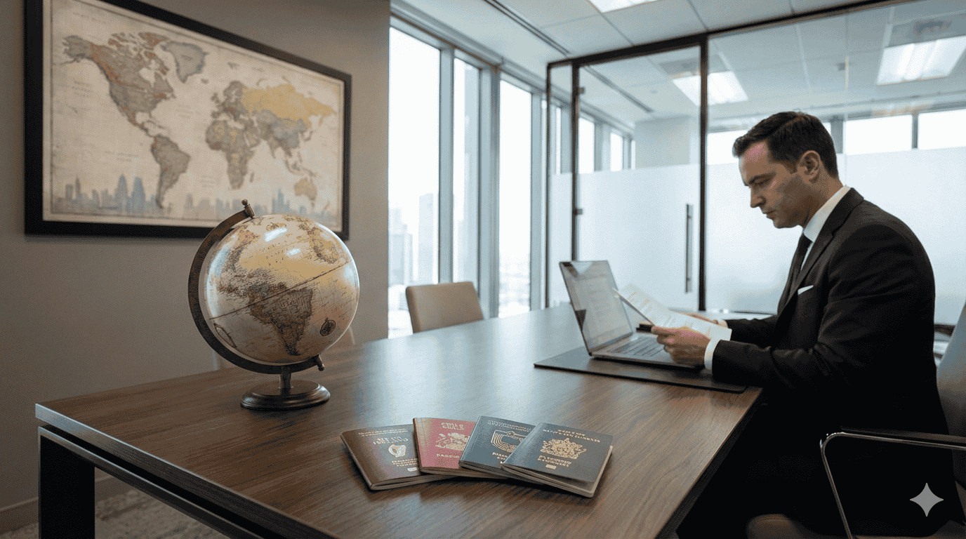 Dual passports representing the World’s Best Citizenship combo enabling global mobility and strategic freedom through citizenship by investment and second passport